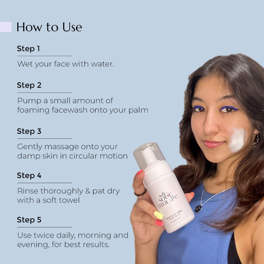 Timeless Skin Foaming Face Wash