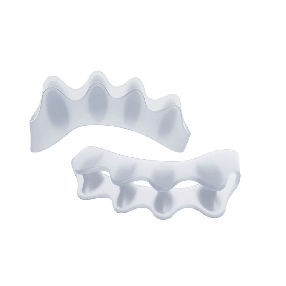 Toe Separators Silicone Gel Toe Straightener Spacer Pads Bunion Corrector Pedicure Tool