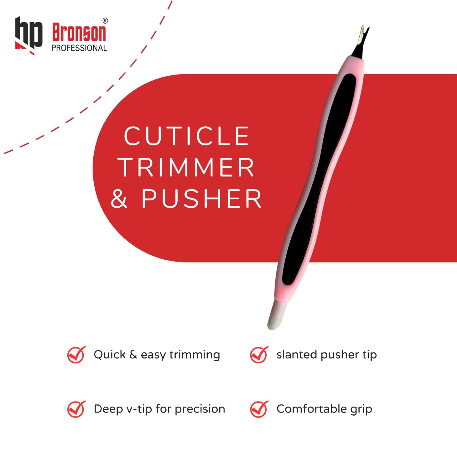 Cuticle Trimmer Pusher 3 Pcs Cuticle Remover, Cuticle Cutter(Color May Vary)