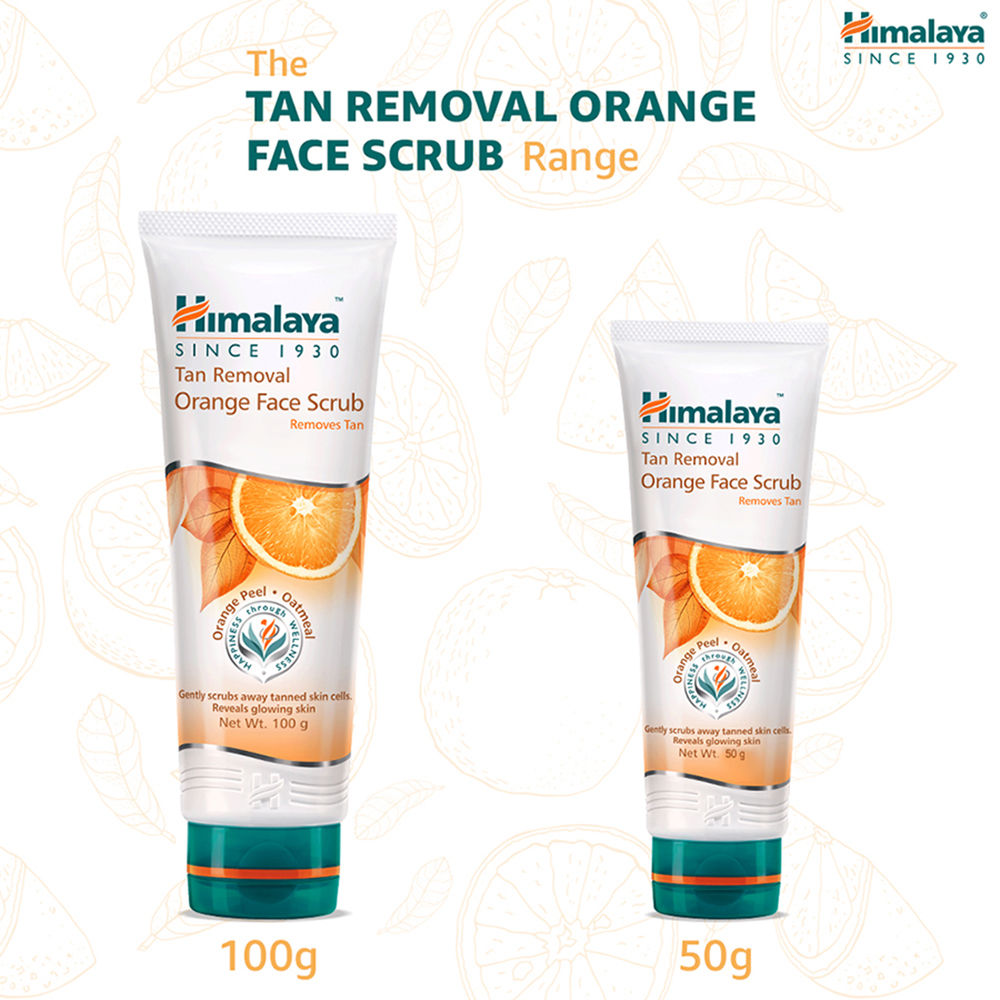 Tan Removal Orange Face Scrub