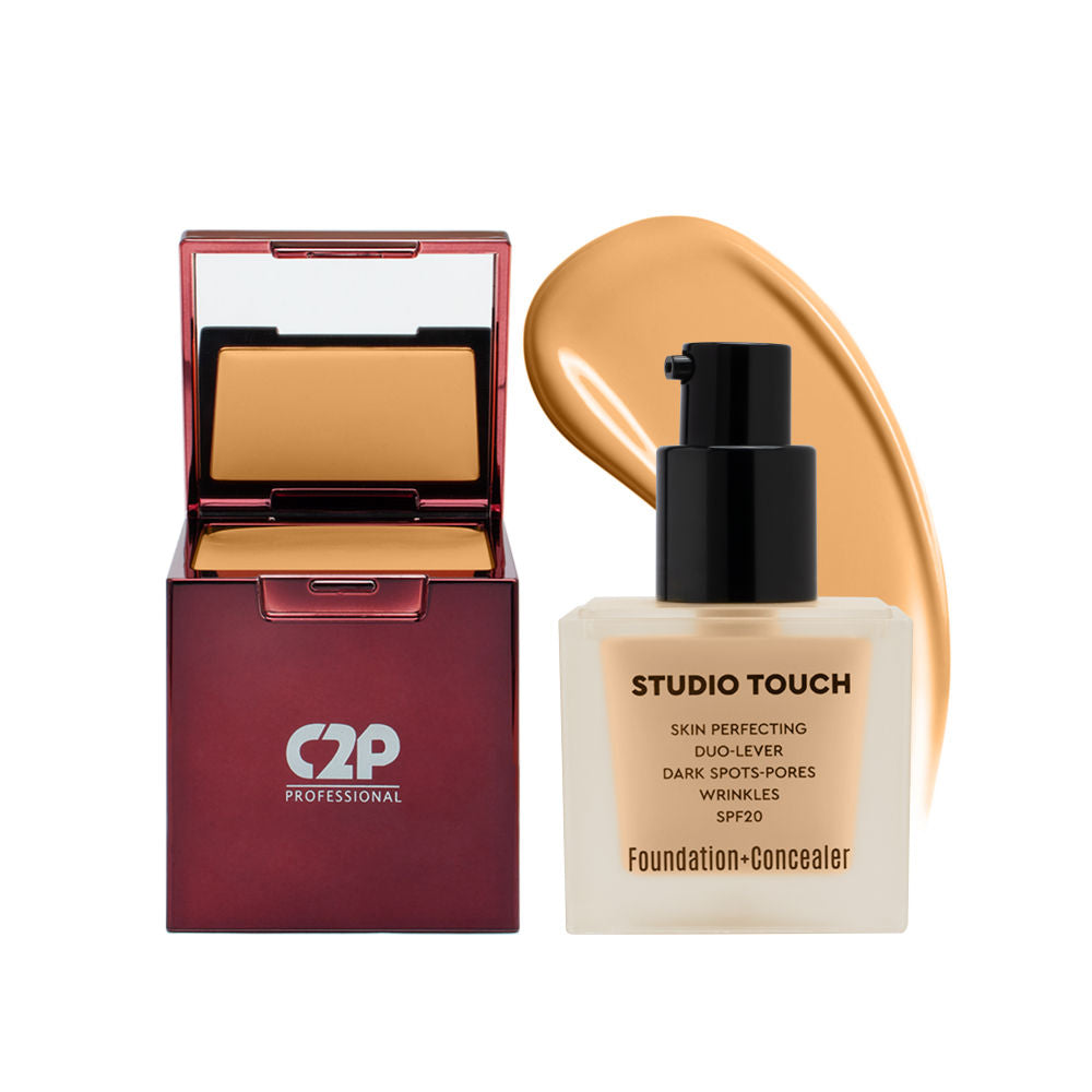 Studio Foundation & Concealer Duo | Full Coverage, Long Wear Matte