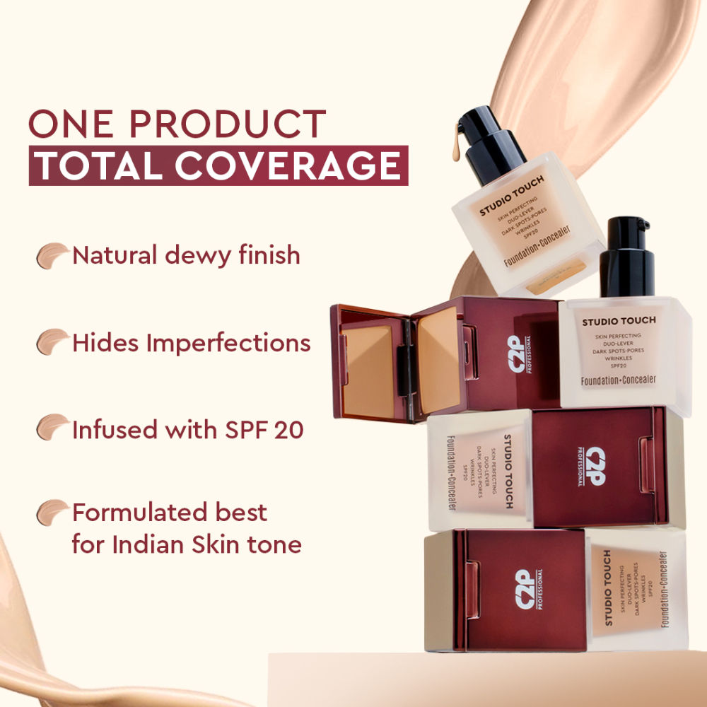 Studio Foundation & Concealer Duo | Full Coverage, Long Wear Matte