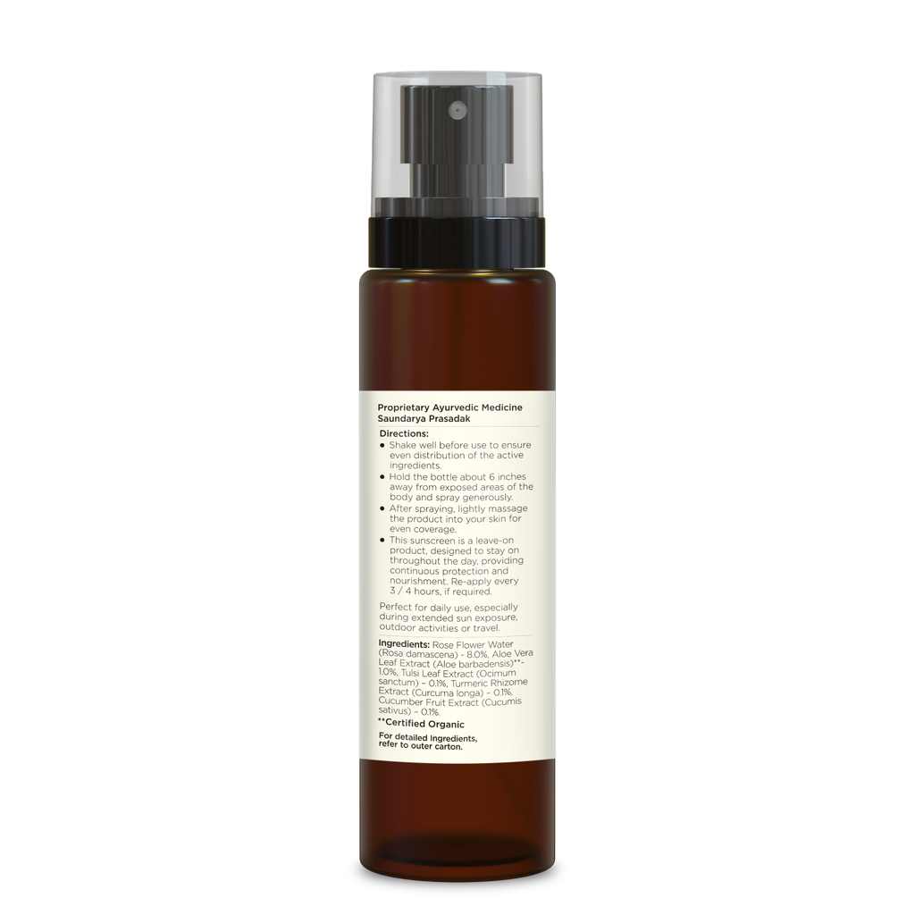 Sheer Sunscreen Body Spray Spf 50 PA++++ Lightweight, No White Cast