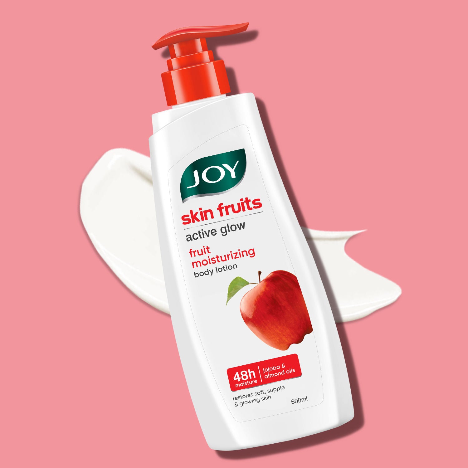 Skin Fruits Apple Body Lotion - Lightweight, Non-Sticky & Deep Hydration