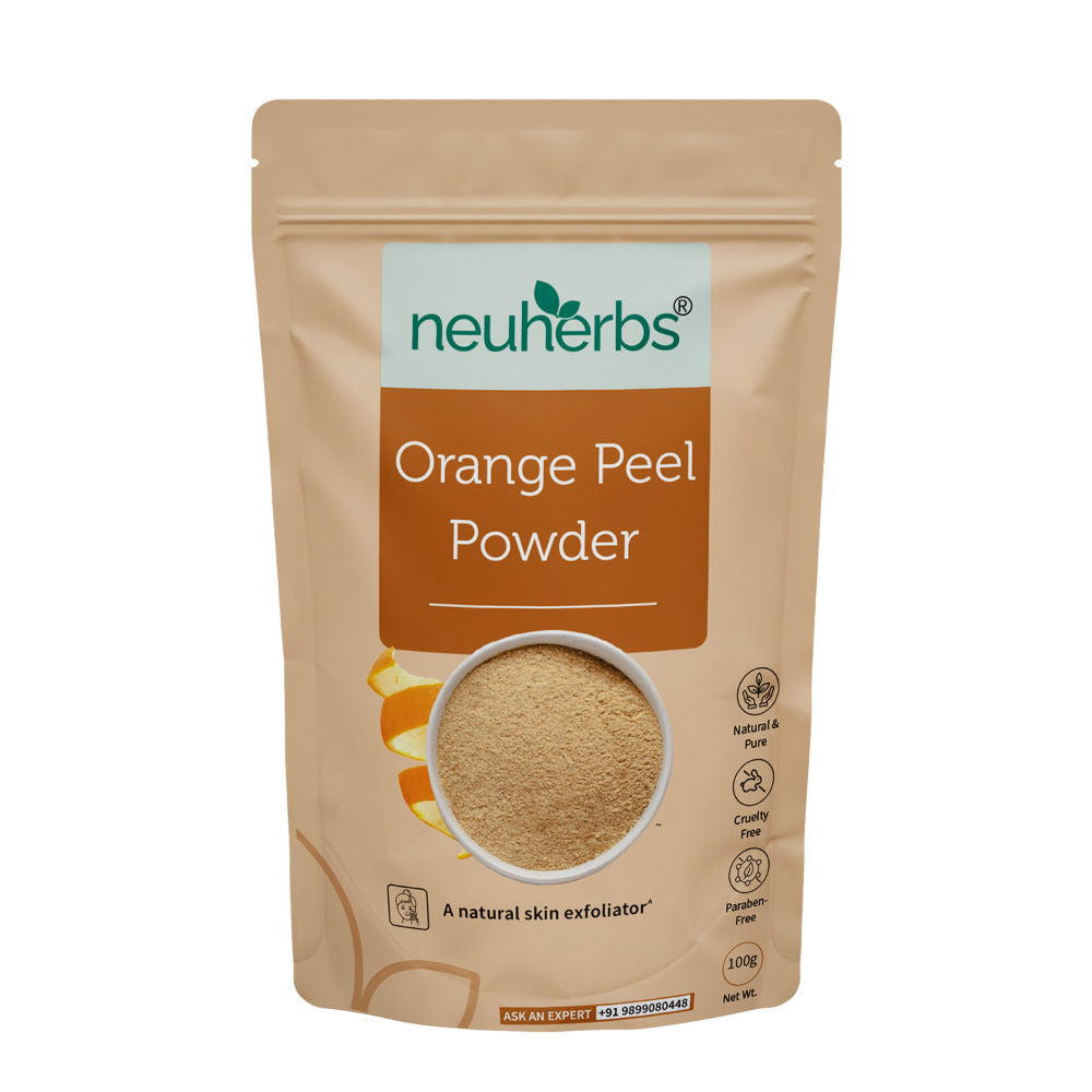Orange Peel Powder to Improve Skin Tone with No Artificial Colour and Additives - 100g