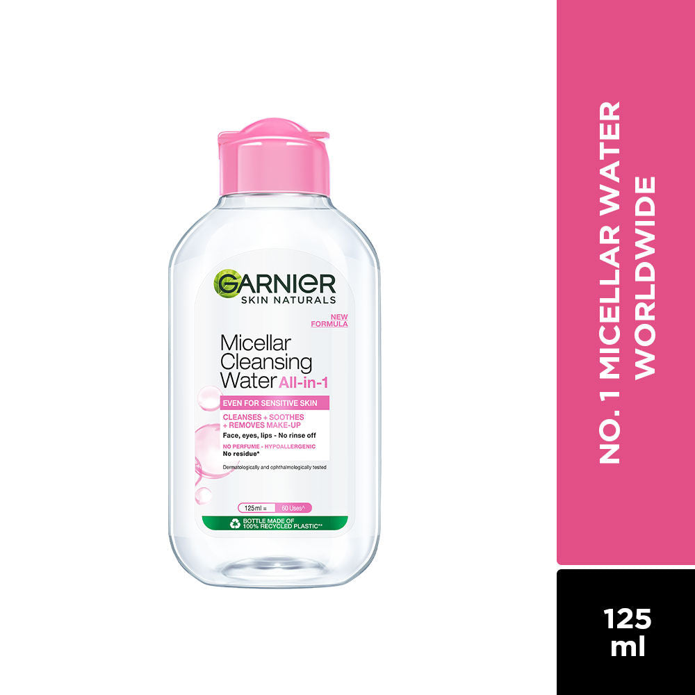 Skin Naturals Micellar Oil-Infused Cleansing Water For Cleansing & Make-Up Removal | 400ml - 125ml