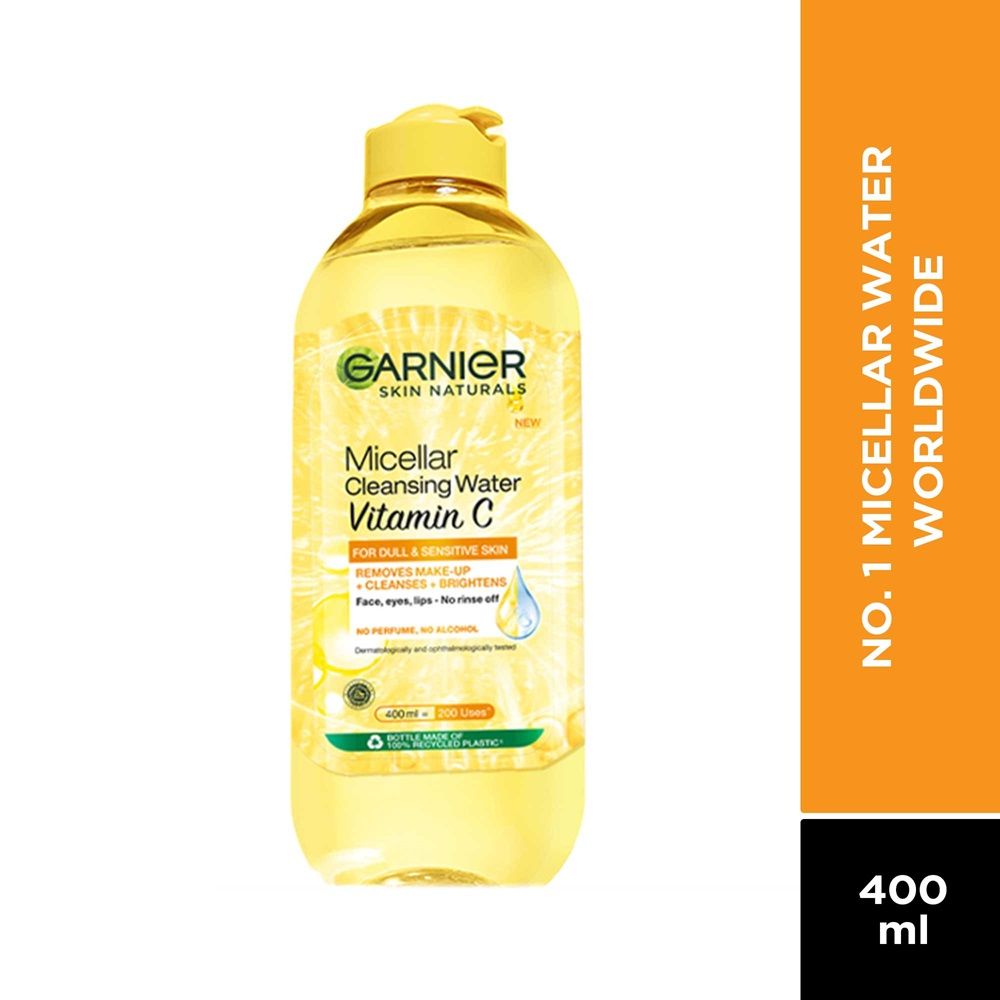 Vitamin C Micellar Water - Removes Makeup, dust & impurities For Dull Skin - 400ml