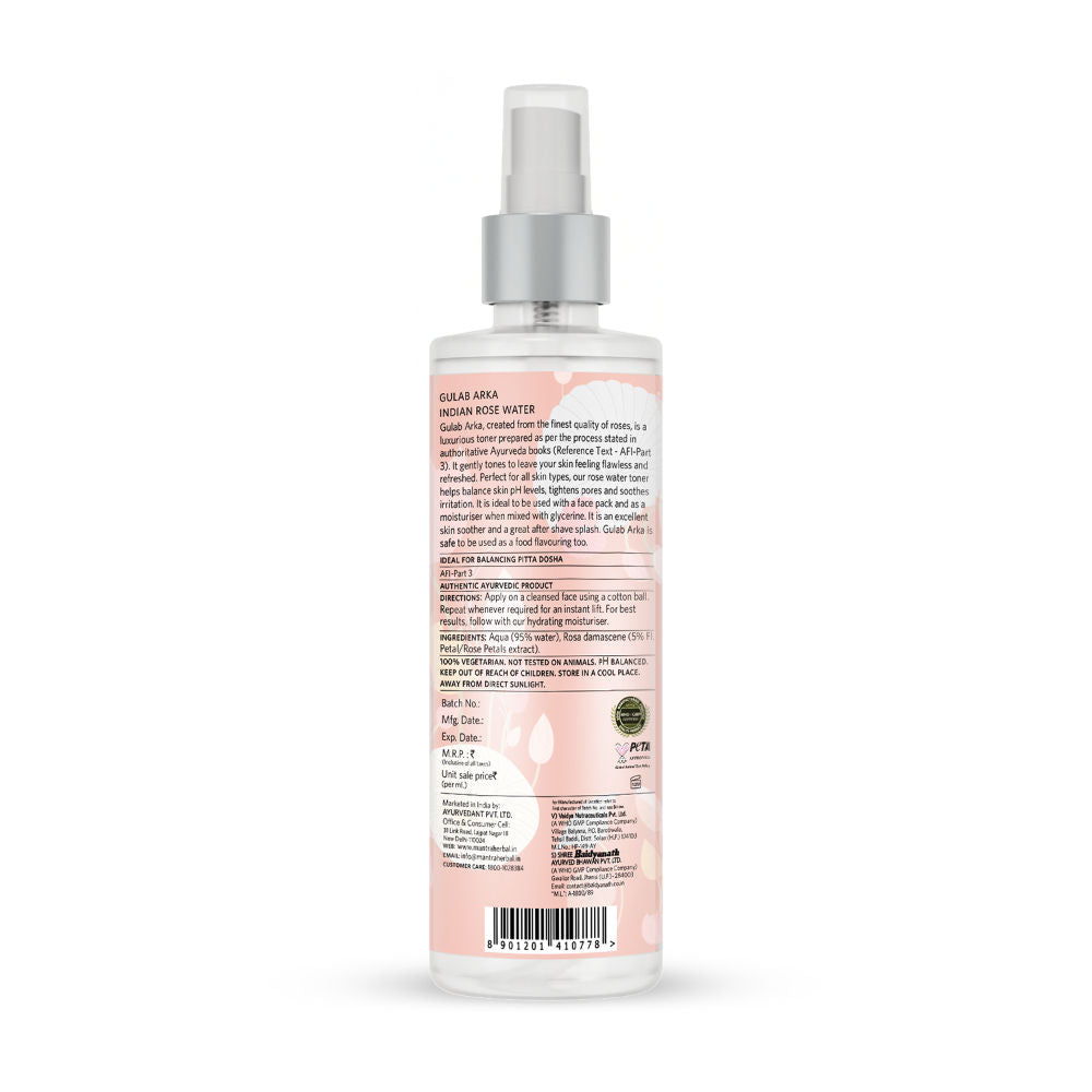 Gulab Arka Indian Rose Water Toner