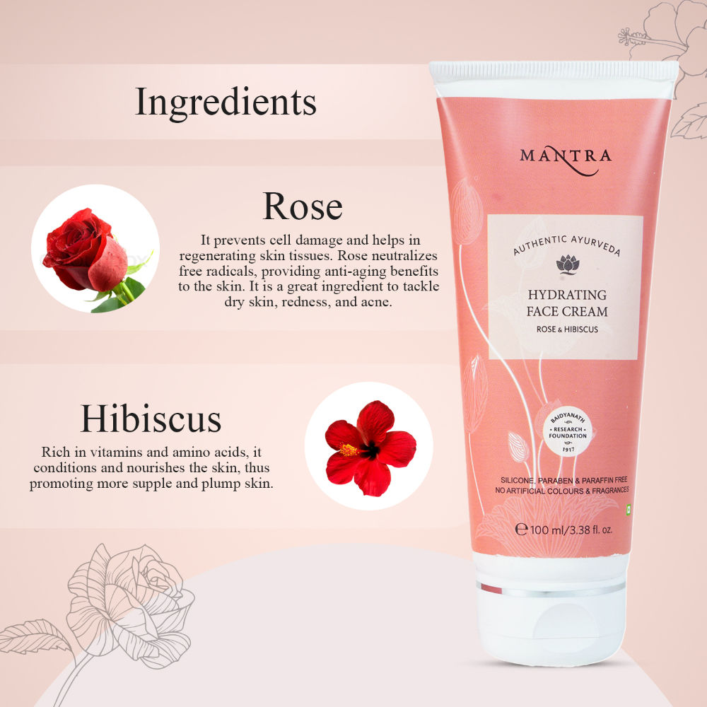Rose & Hibiscus Hydrating Face Cream