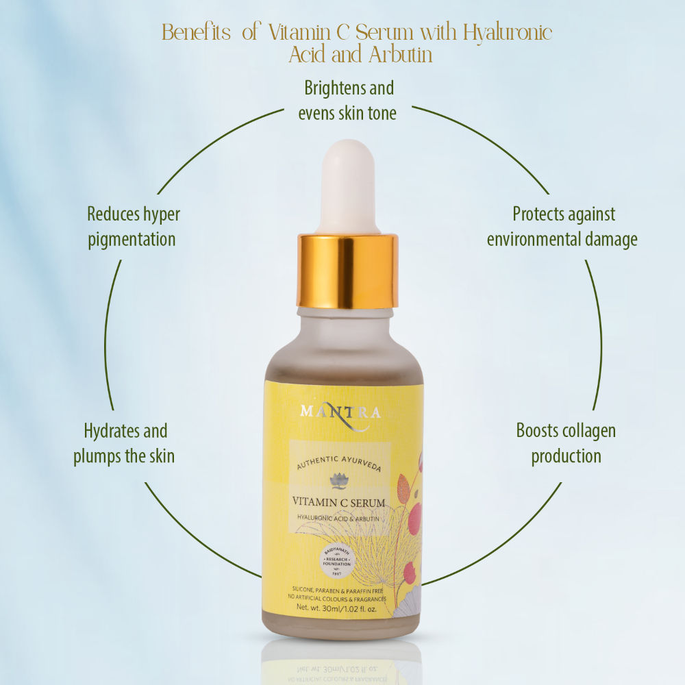 Vitamin C Serum With Hyaluronic Acid And Arbutin