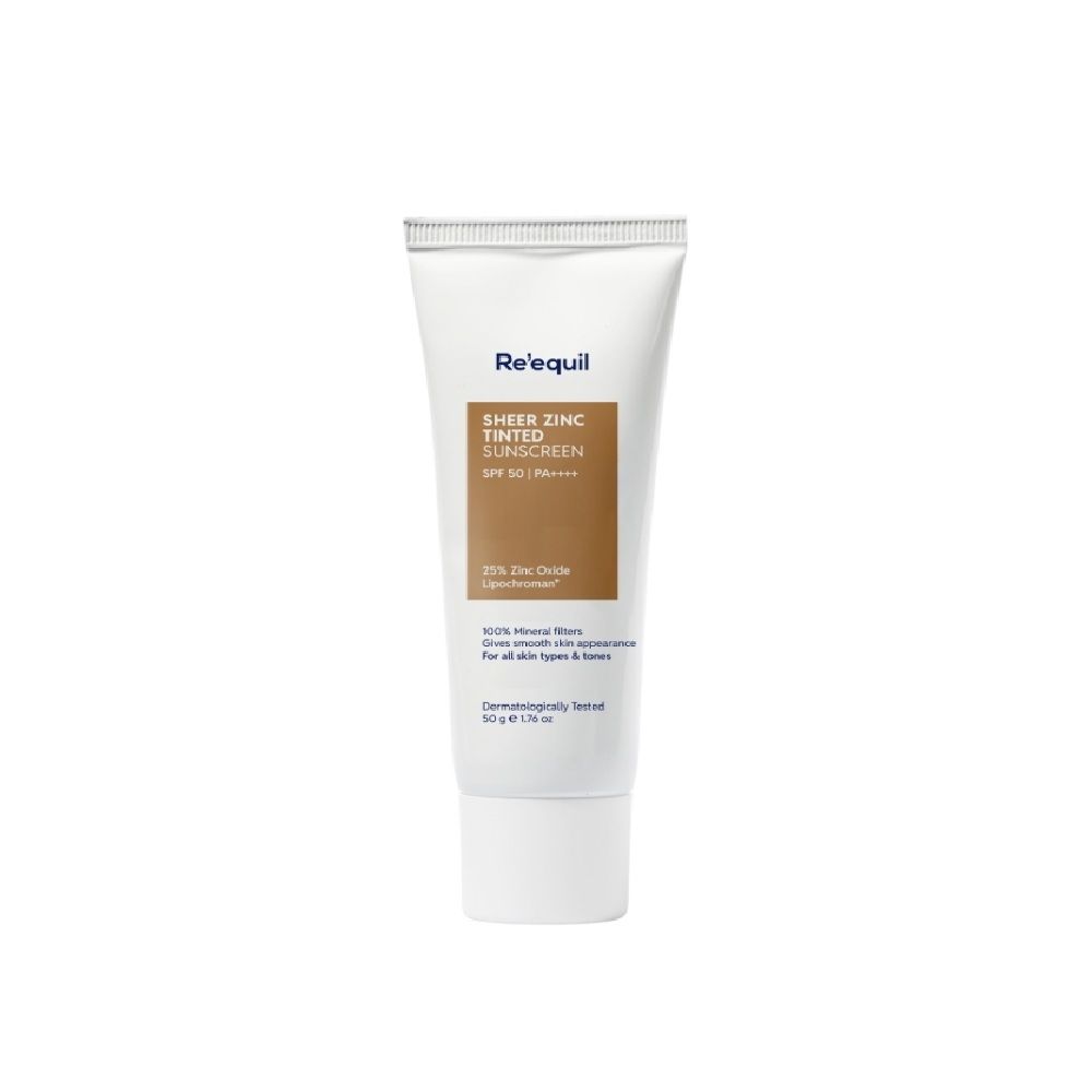 Sheer Zinc Tinted Sunscreen Spf 50 Pa+++ 100% Mineral Sunscreen