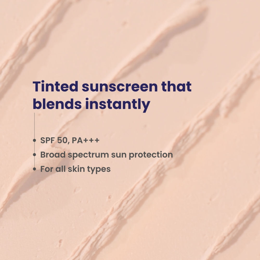 Sheer Zinc Tinted Sunscreen Spf 50 Pa+++ 100% Mineral Sunscreen