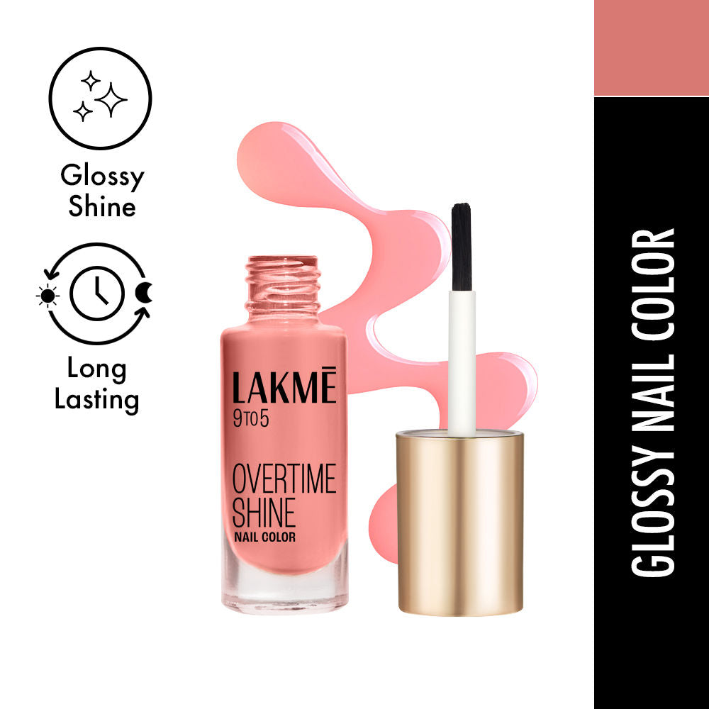 9 To 5 Primer + Gloss Nail Color - Peach Blossom