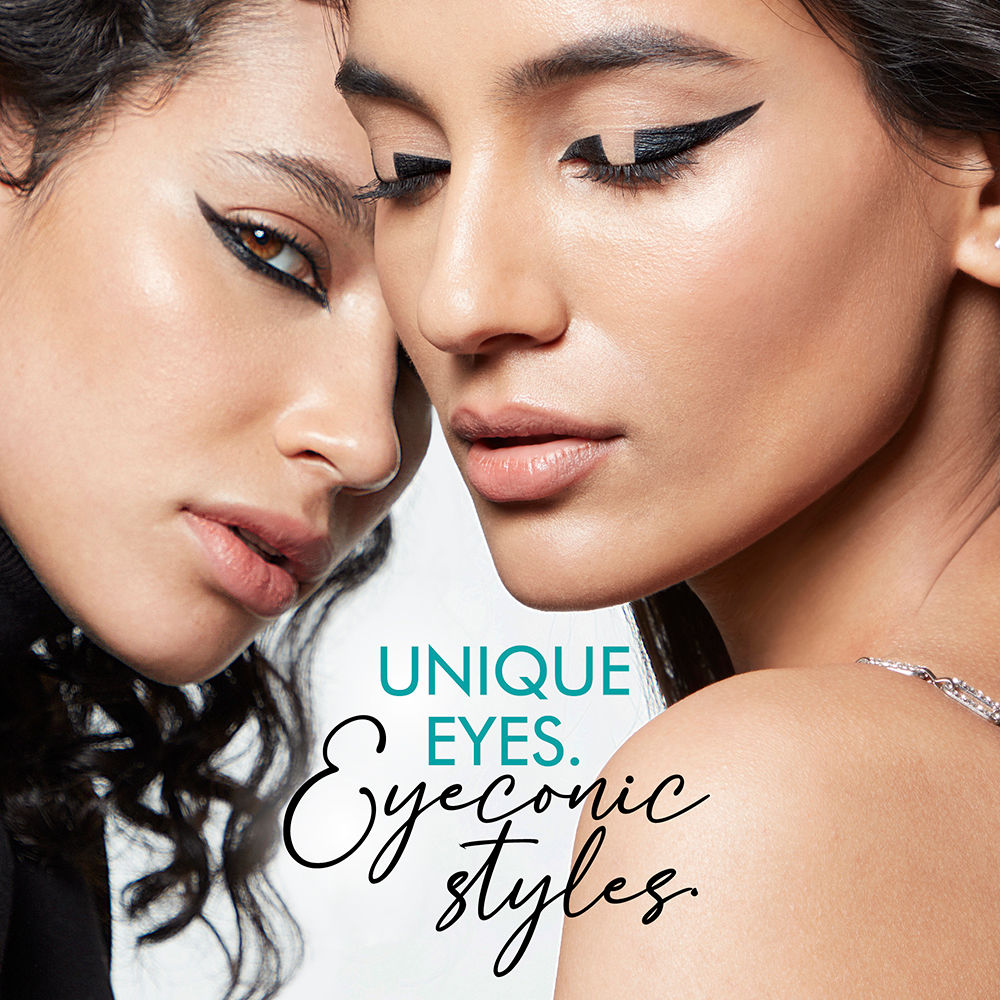Eyeconic Pro Brush Eye Liner, Smudgeproof, Waterproof, Ultra Precise Pro Tip