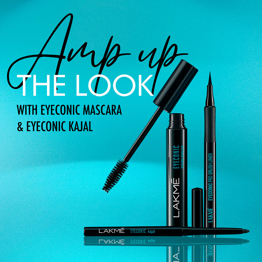 Eyeconic Pro Brush Eye Liner, Smudgeproof, Waterproof, Ultra Precise Pro Tip