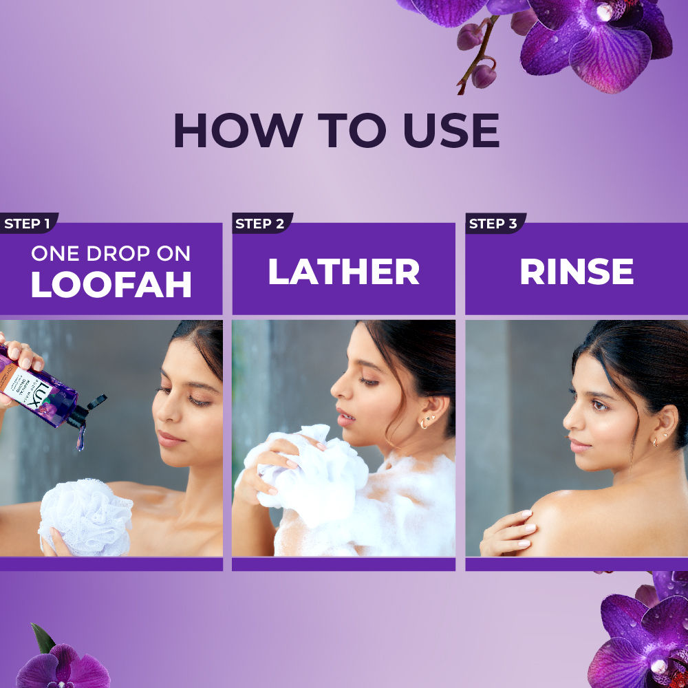 Black Orchid Fragrance & Juniper Oil Bodywash Shower Gel