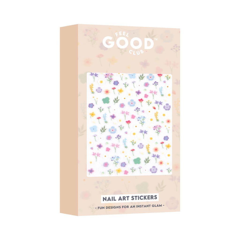 Pastel Petals Nail Stickers For Quick Nail Art -Peel & Apply After Nail Polish Enamel