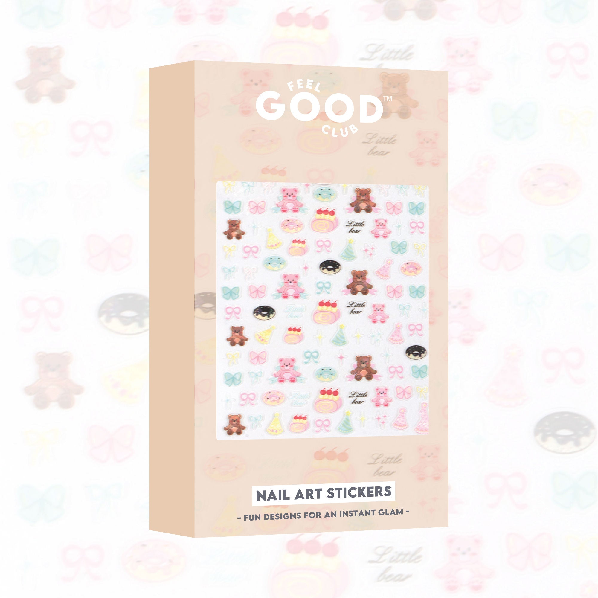 Cuddle Crew Nail Stickers For Quick Nail Art - Peel & Apply After Nail Polish Enamel