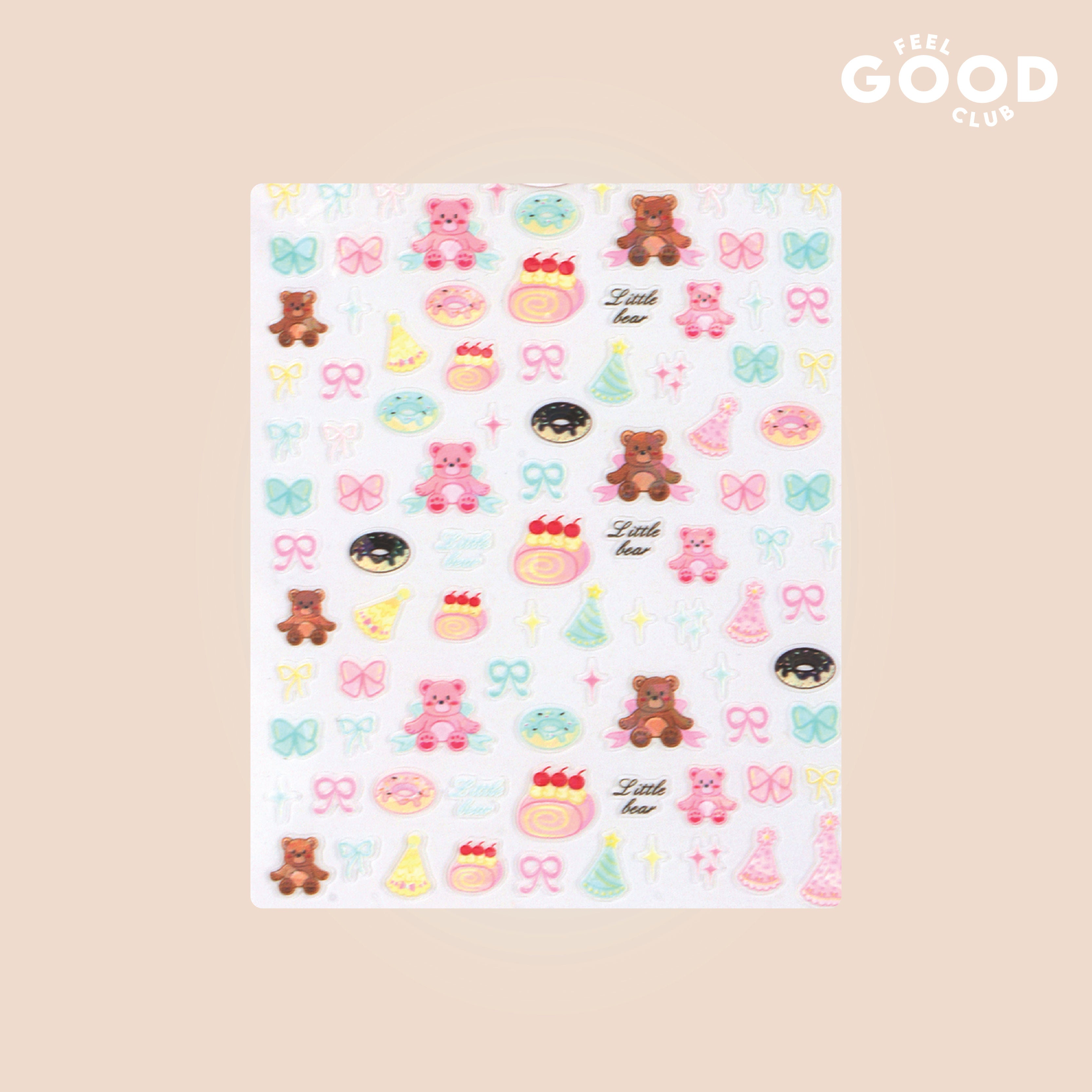 Cuddle Crew Nail Stickers For Quick Nail Art - Peel & Apply After Nail Polish Enamel