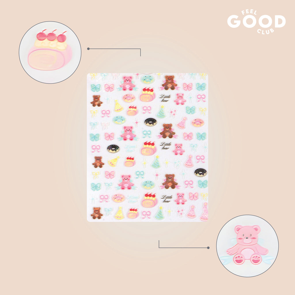 Cuddle Crew Nail Stickers For Quick Nail Art - Peel & Apply After Nail Polish Enamel