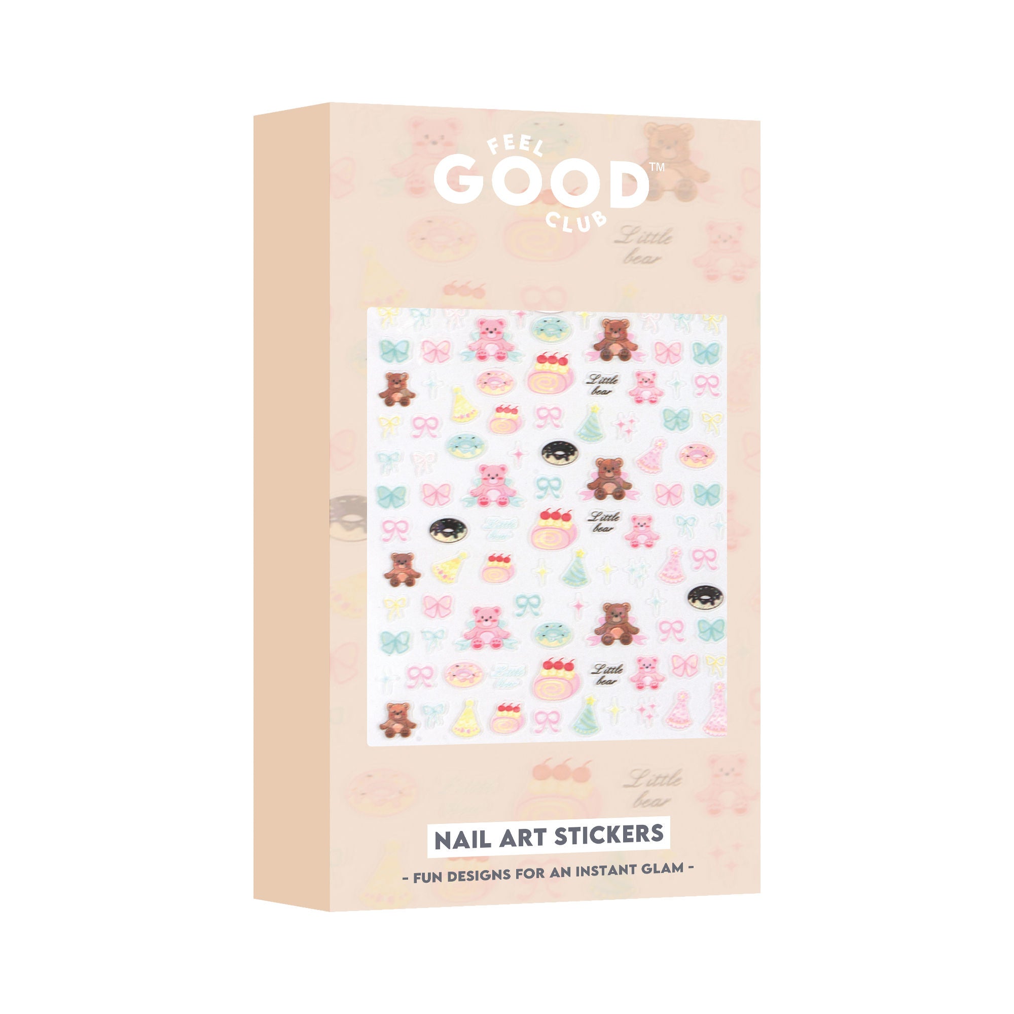 Cuddle Crew Nail Stickers For Quick Nail Art - Peel & Apply After Nail Polish Enamel
