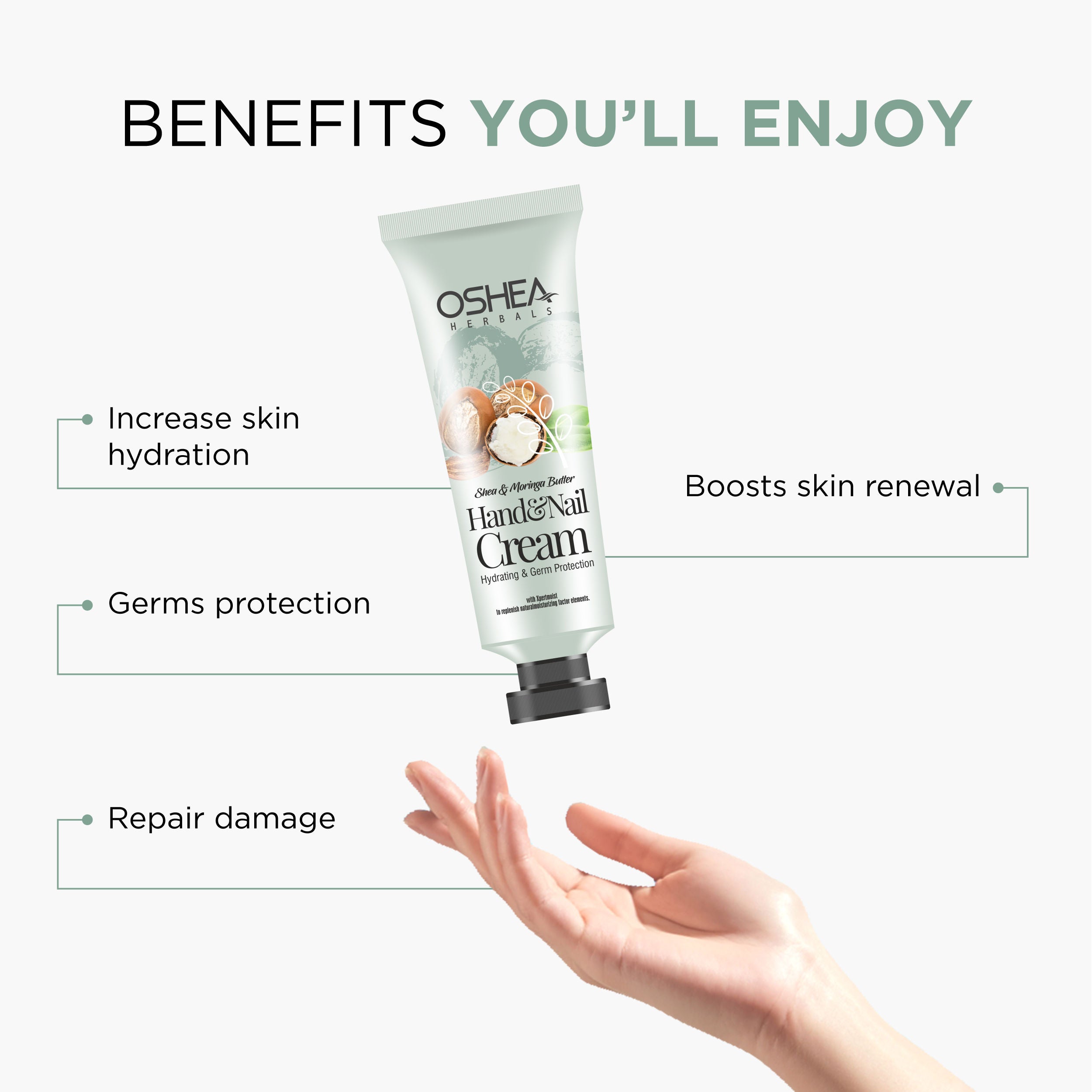 Shea & Moringa Butter Hand & Nail Cream