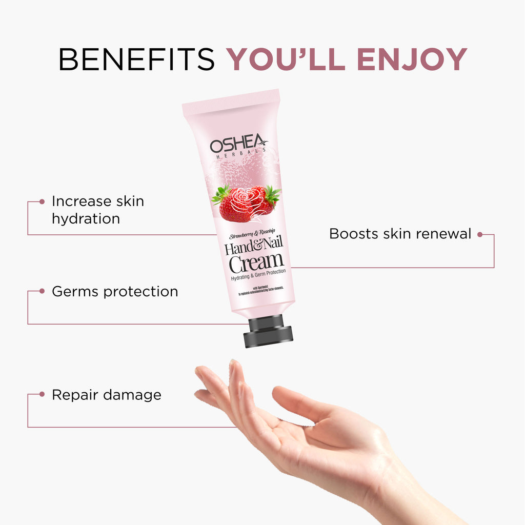 Strawberry & Rose Hip Hand & Nail Cream