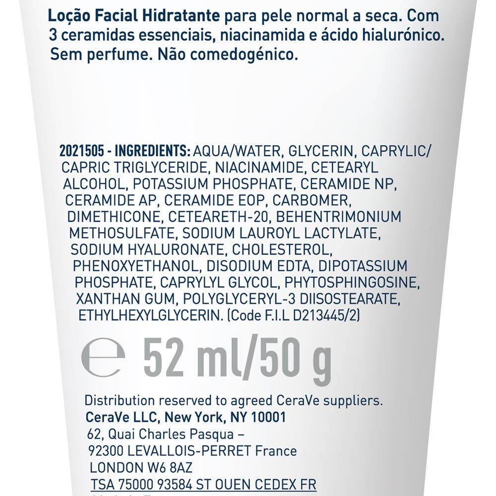 PM Facial Moisturizer Lightweight Night Cream with Ceramides, Niacinamide & Hyaluronic Acid