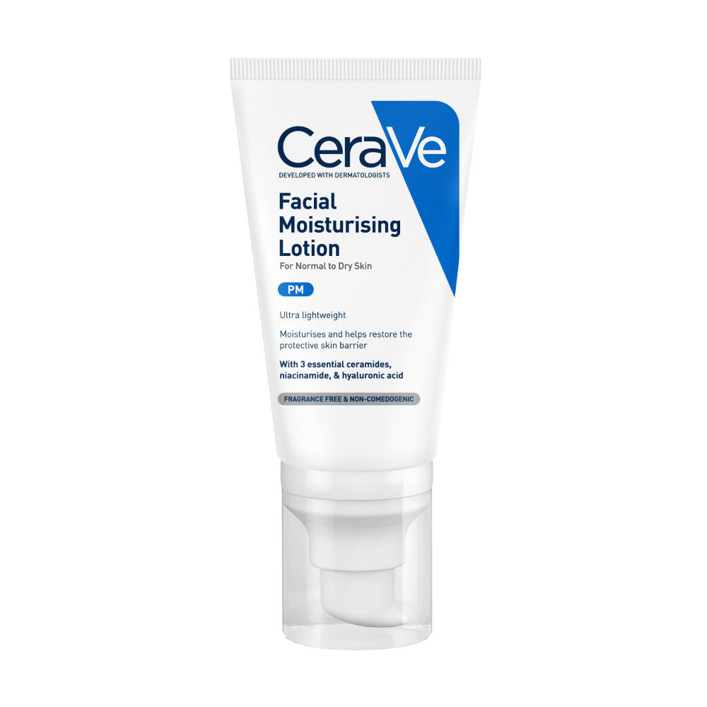 PM Facial Moisturizer Lightweight Night Cream with Ceramides, Niacinamide & Hyaluronic Acid