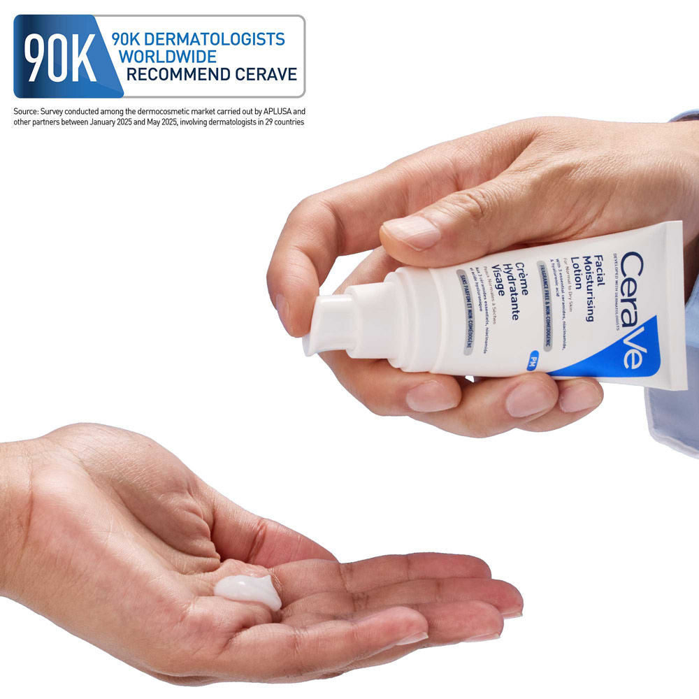 PM Facial Moisturizer Lightweight Night Cream with Ceramides, Niacinamide & Hyaluronic Acid