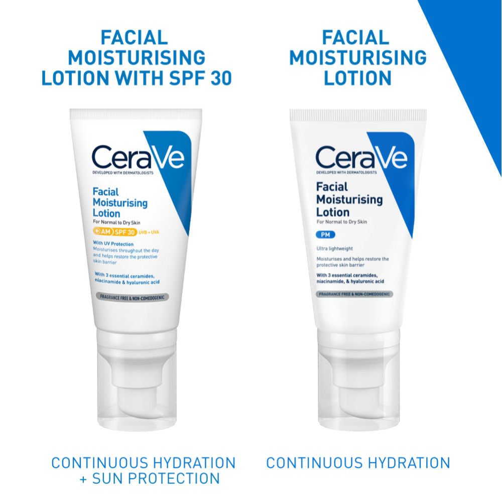 AM Facial Moisturizer With Sunscreen SPF 30 UVB + UVA, Dermatologist Recommended Day Cream