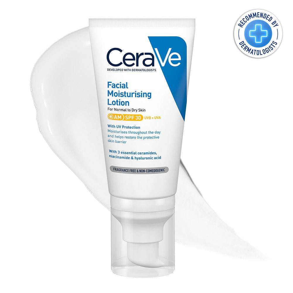 AM Facial Moisturizer With Sunscreen SPF 30 UVB + UVA, Dermatologist Recommended Day Cream