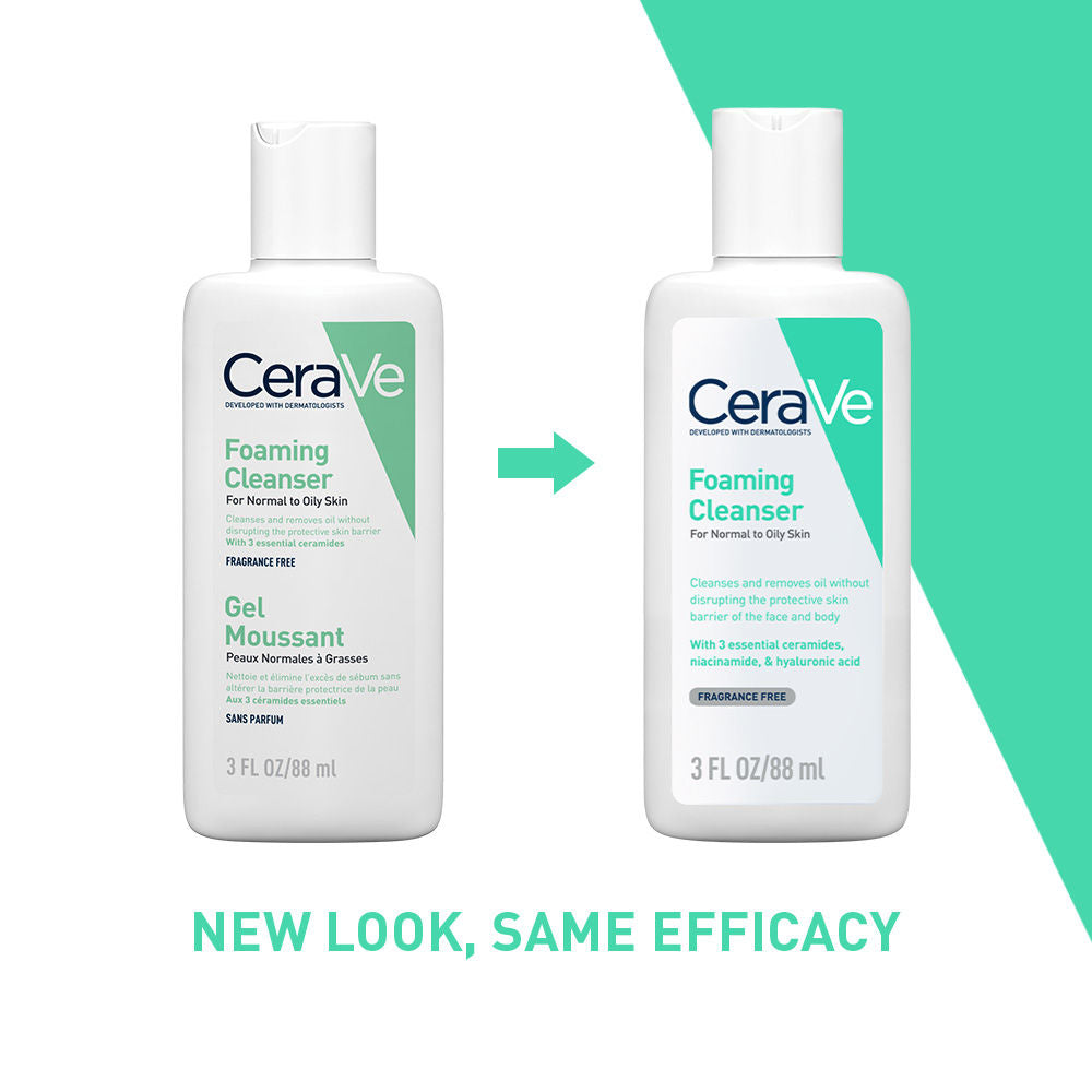 Foaming Cleanser Face Wash For Oily Skin with Ceramides, Dermatologist Recommended