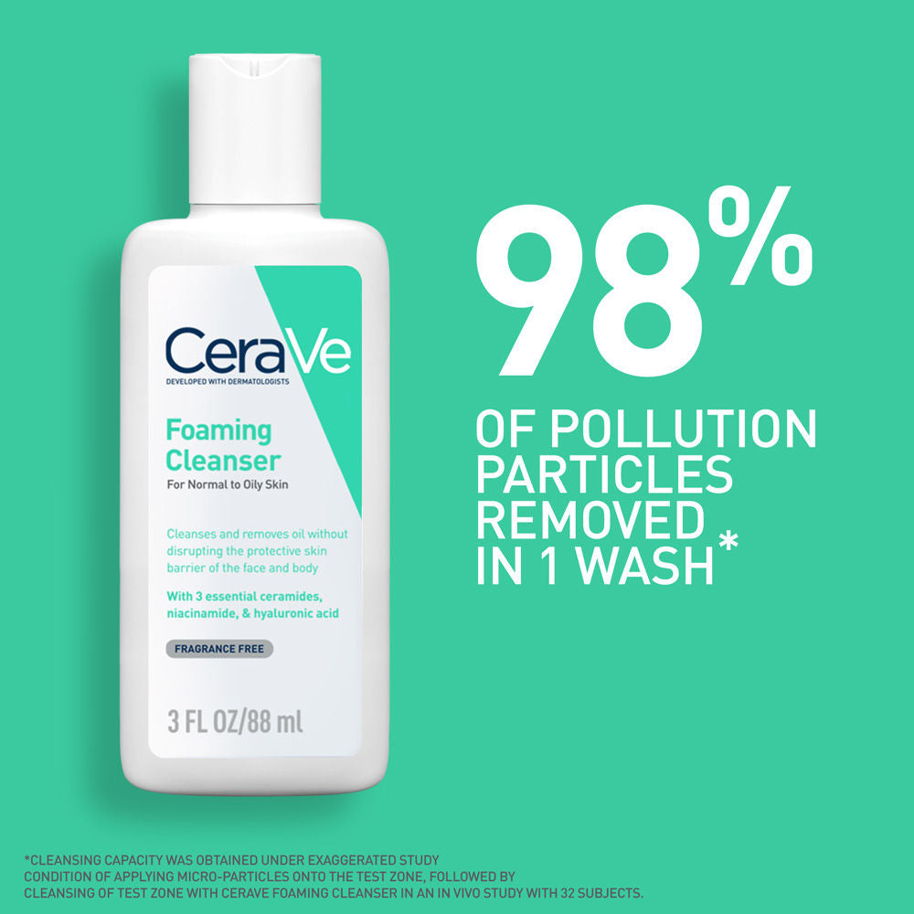 Foaming Cleanser Face Wash For Oily Skin with Ceramides, Dermatologist Recommended