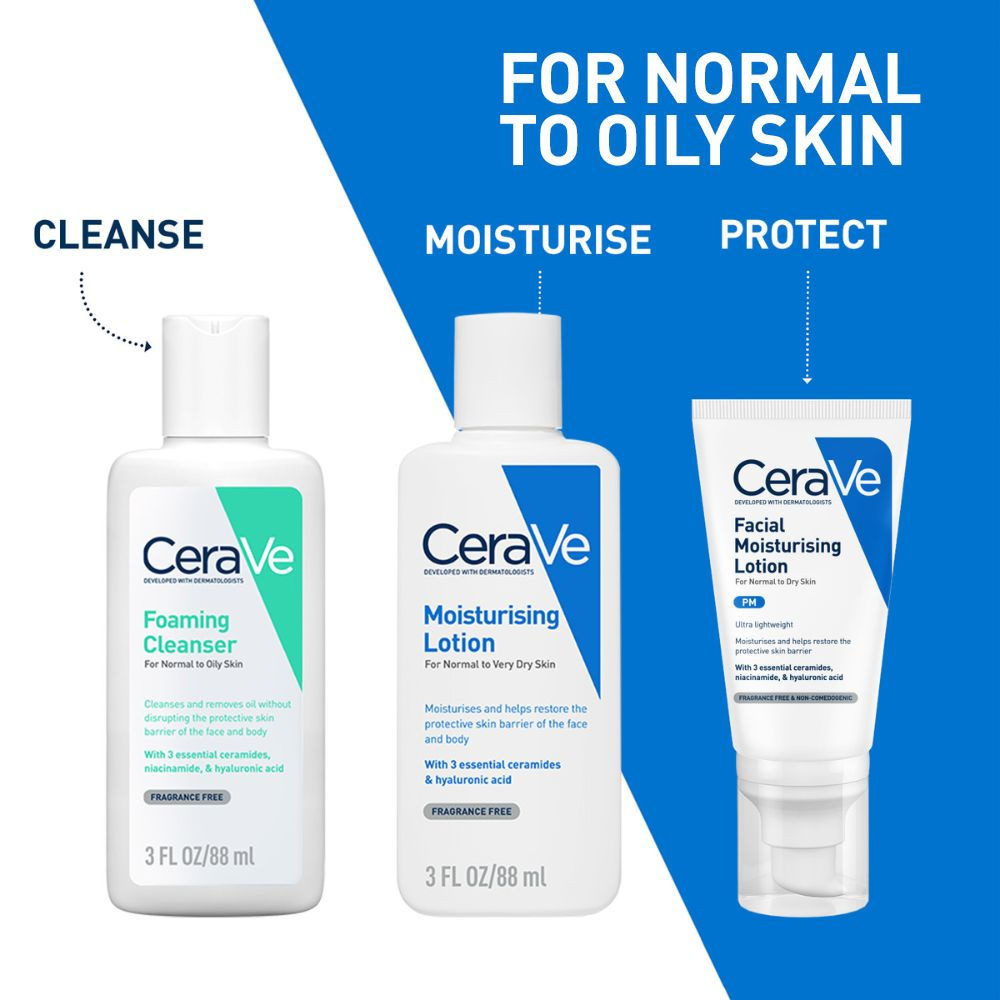 Foaming Cleanser Face Wash For Oily Skin with Ceramides, Dermatologist Recommended