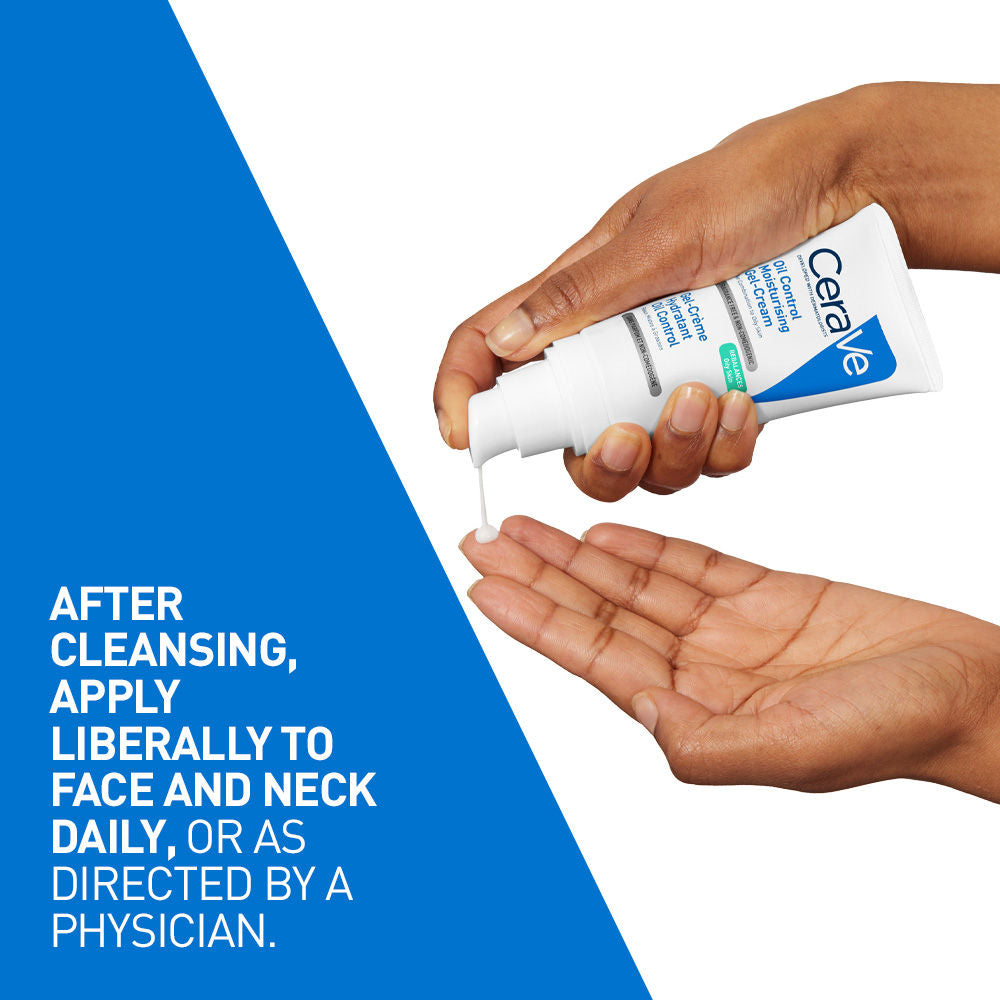 Oil Control Gel-Cream Lightweight Moisturizer For Oily & Combination Skin With Shine Control