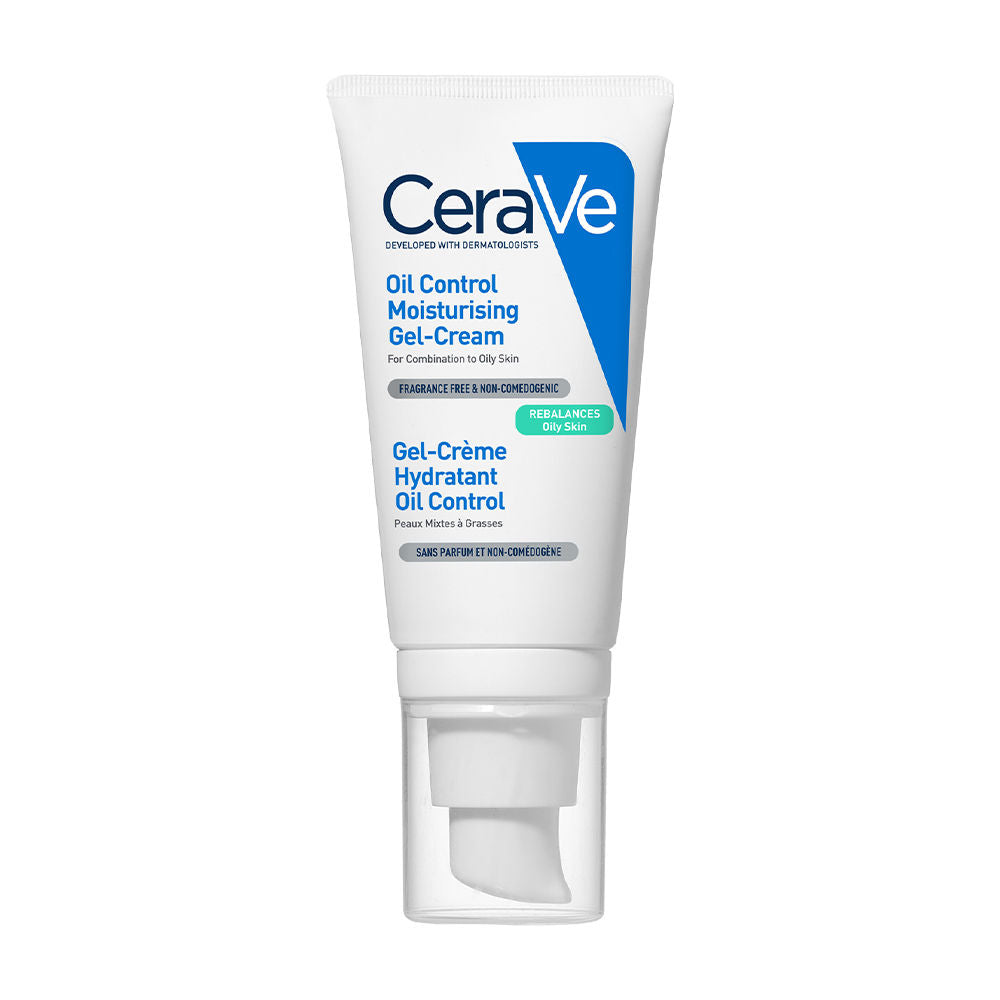 Oil Control Gel-Cream Lightweight Moisturizer For Oily & Combination Skin With Shine Control
