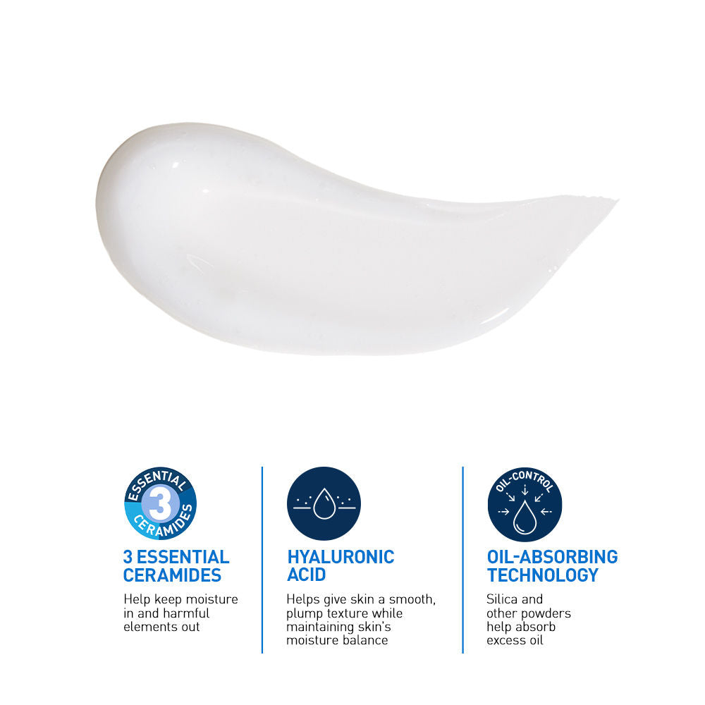 Oil Control Gel-Cream Lightweight Moisturizer For Oily & Combination Skin With Shine Control