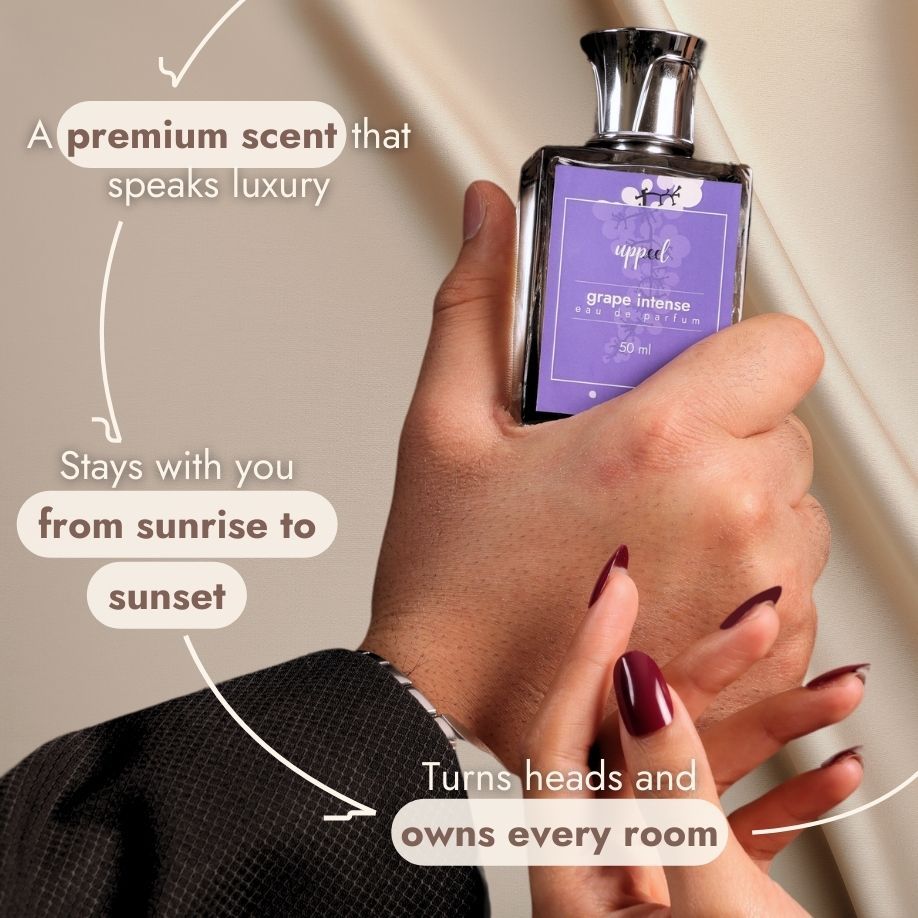 Grape Intense Eau De Parfum Bold, Fruity & Spicy Unisex Evening Fragrance