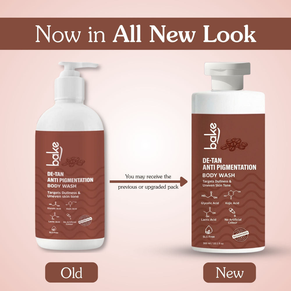 De-Tan Anti Pigmentation Coffee Body Wash for Dark Spots, Pigmentation, Tanning & Tan Removal