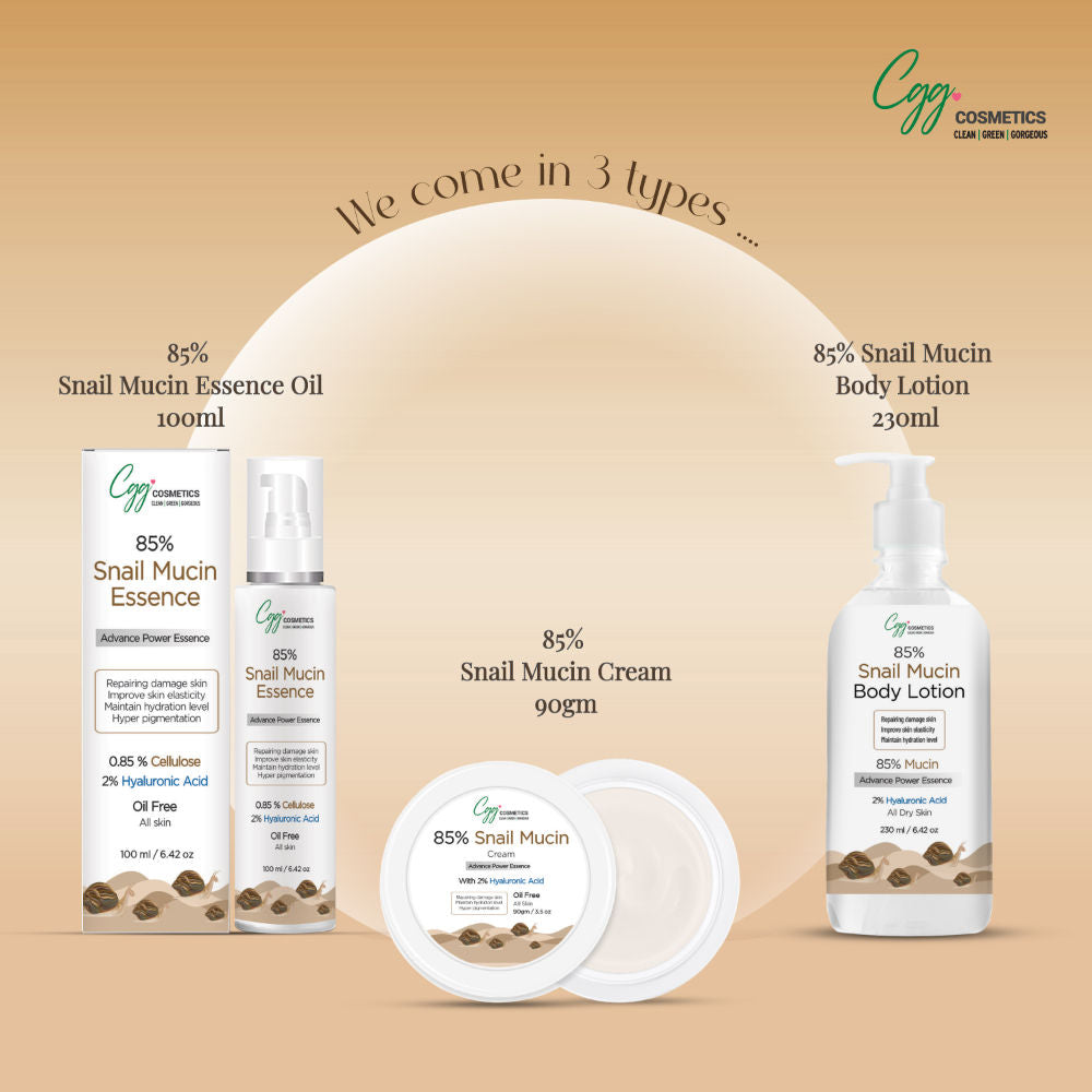slay with 85% Snail Mucin Essence, Snail Cellulose, Oil Free