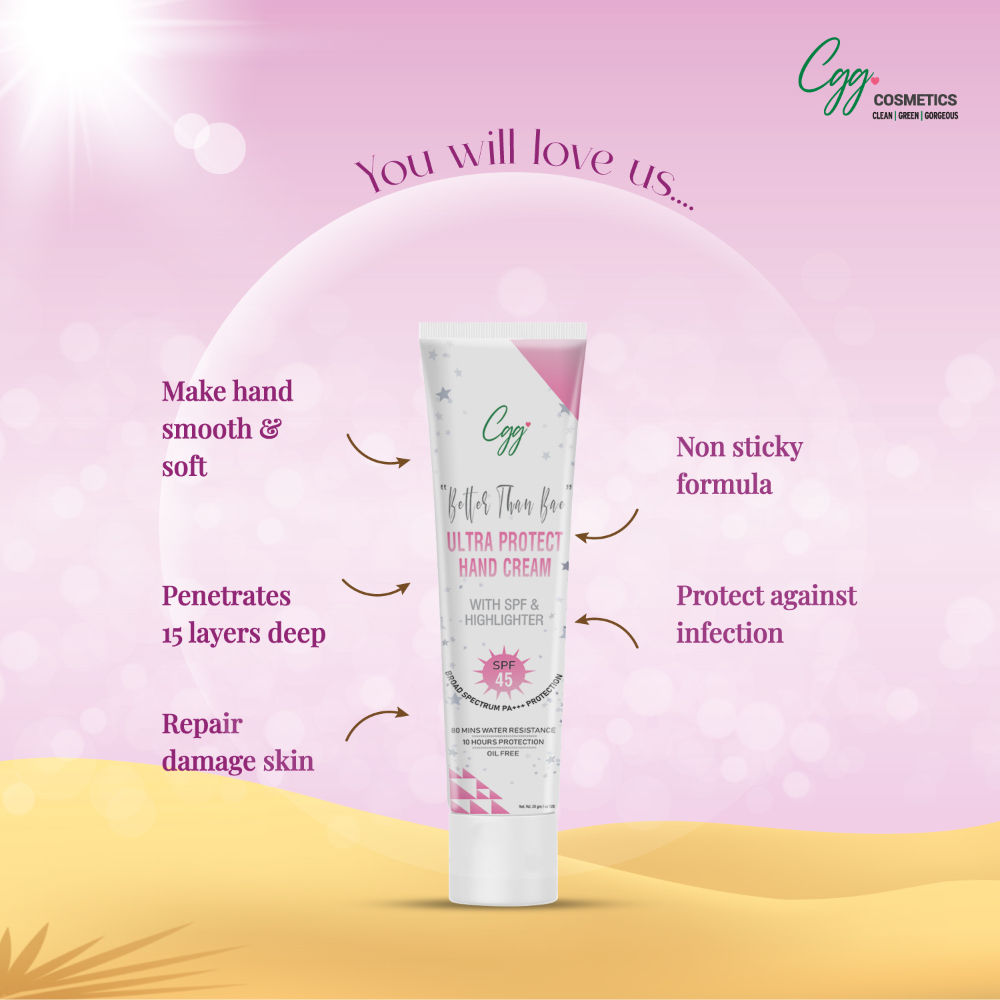 Better than Bae Hand cream SPF 45 with highlighter PA+++ for all skin types