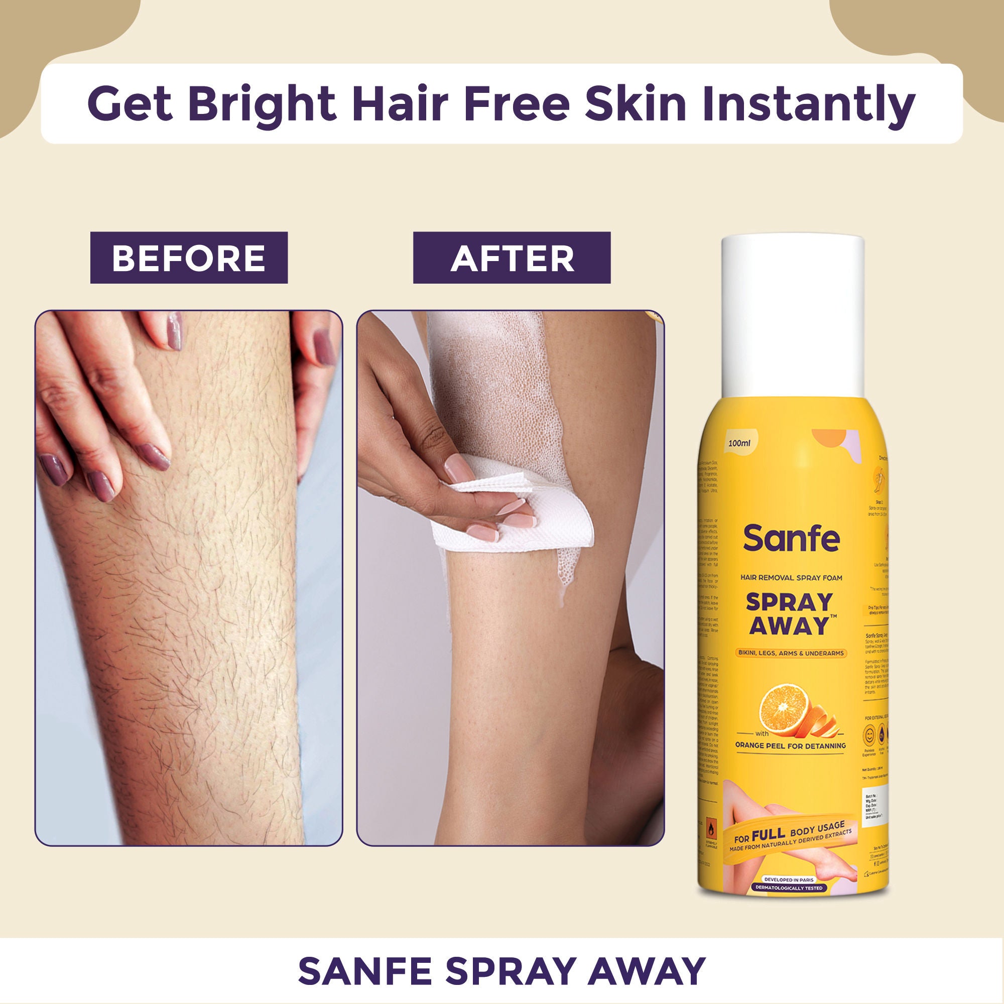 Spray Away Hair Removal Spray