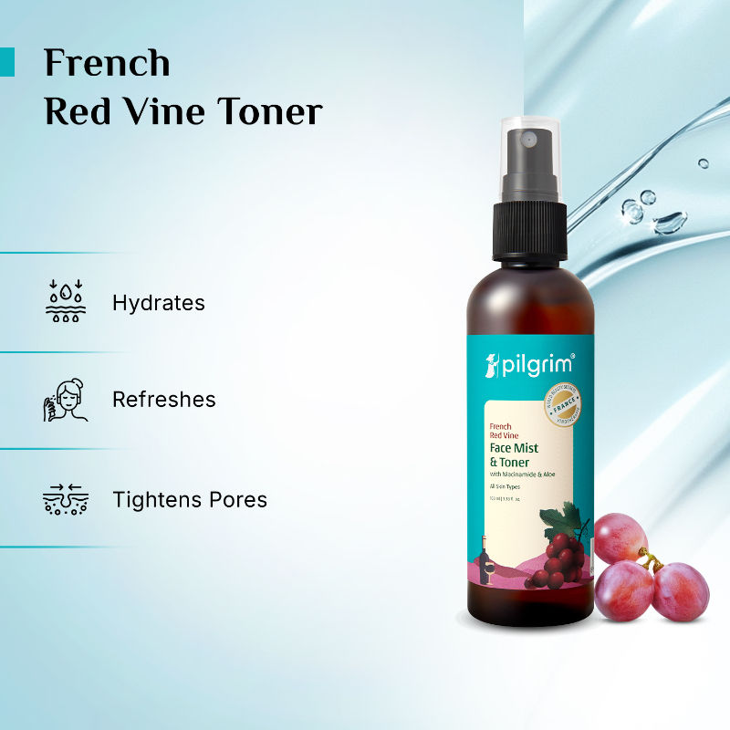 Red Vine Face Mist & Toner with Vitamin B3 & Aloe