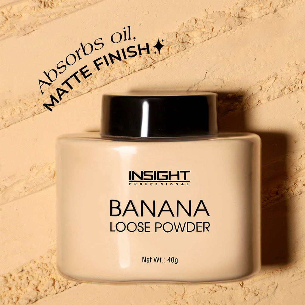 Banana Loose Powder, Oil Control Formula, Long-Wear Matte Finish