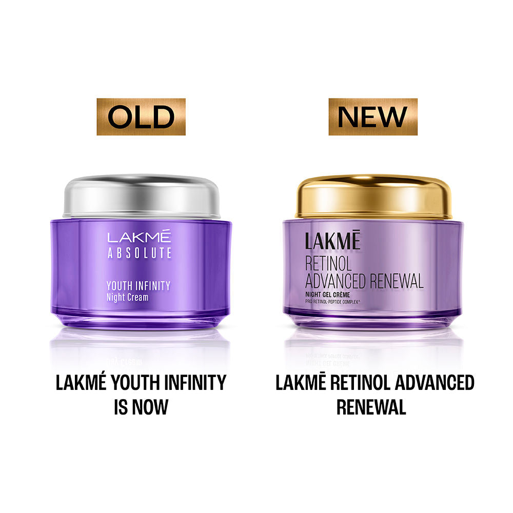 Retinol Advanced Renewal Night Gel Creme Pro-Retinol Peptide Complex