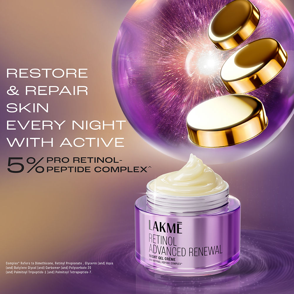 Retinol Advanced Renewal Night Gel Creme Pro-Retinol Peptide Complex
