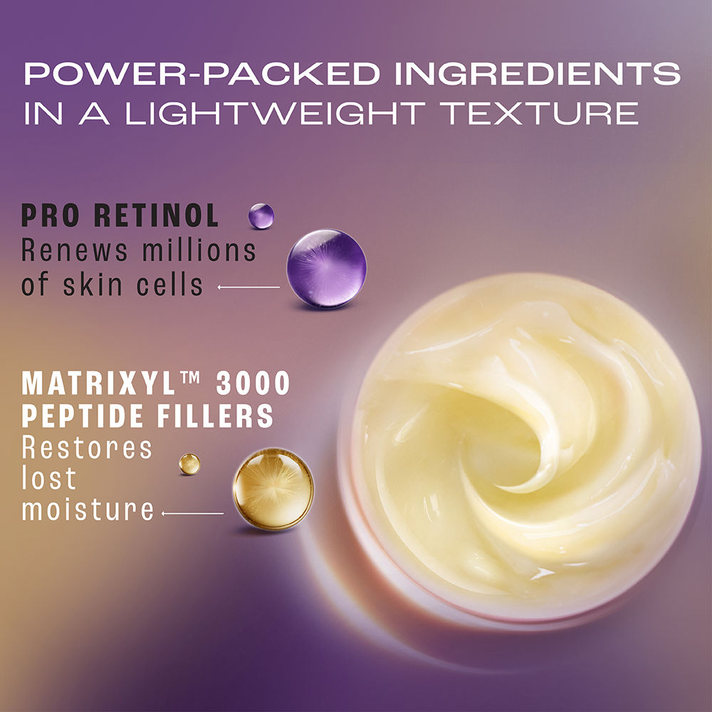 Retinol Advanced Renewal Night Gel Creme Pro-Retinol Peptide Complex