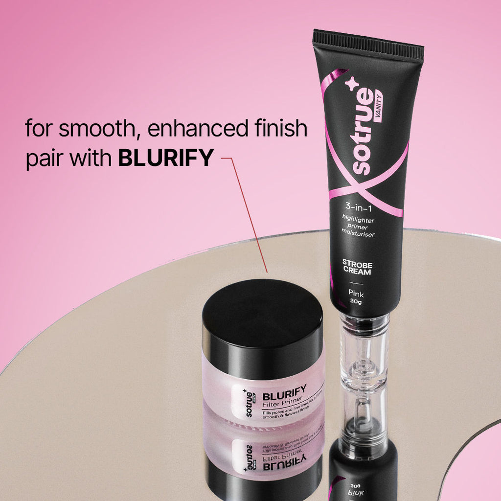 Strobe Illuminating Cream + Moisturizer With Hyaluronic Acid - Pink