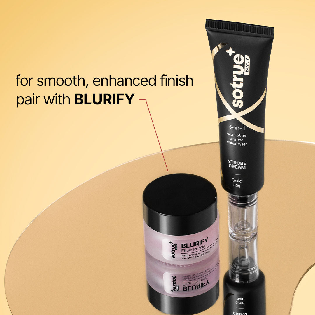 Strobe Illuminating Cream + Moisturizer With Hyaluronic Acid - Gold